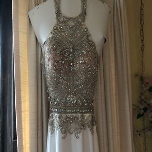 White prom dress